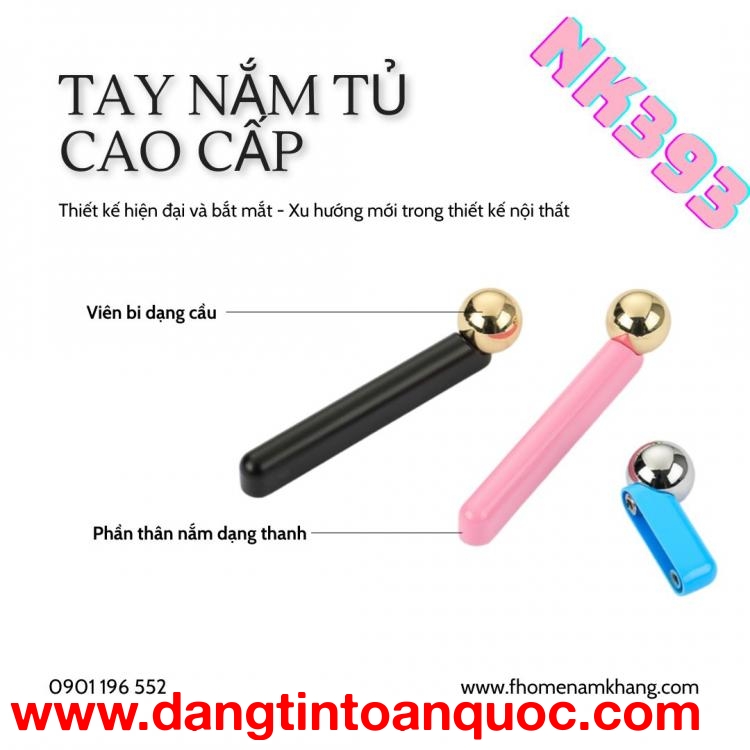 Tay nắm tủ cao cấp NK393 - Xu hướng mới trong thiết kế nội thất