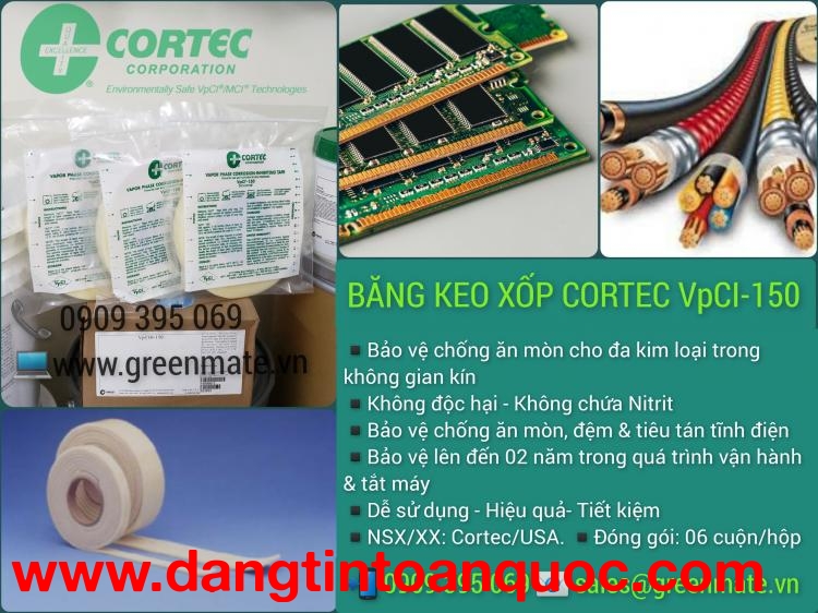 Băng keo xốp chống ăn mòn CORTEC VpCI-150