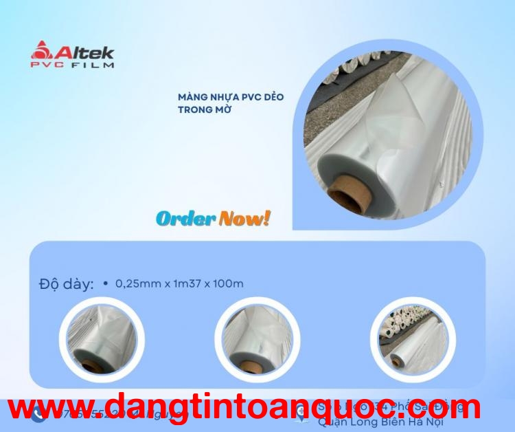 Màng nhựa PVC dẻo nhám mịn dày 0,25mm làm balo túi xách giá tốt