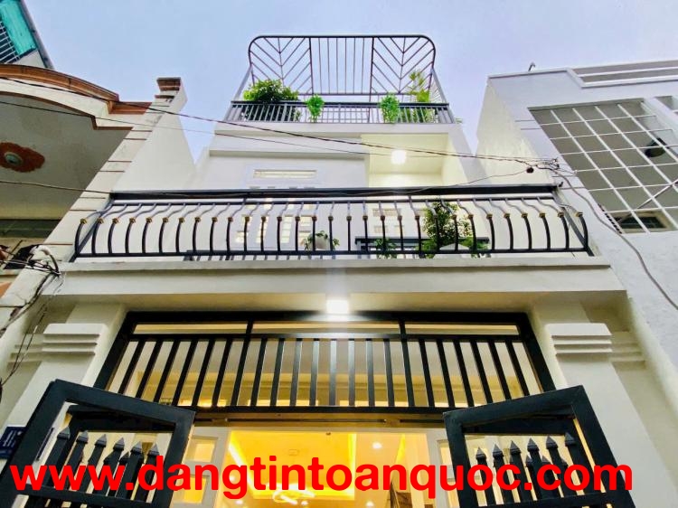 Bán nhà Quang Trung-GV, hxh,(4.2*10m), nhà nở hậu, tặng nội thất, 1 trệt 1 lầu, sân thượng, 4.55 Tỷ