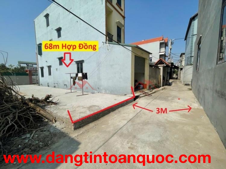 GIÁ 2TY850 ĐẤT TẠI HỢP ĐỒNG-CHƯƠNG MỸ D/T:68M