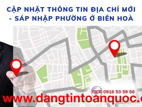 Cập nhật địa chỉ mới doanh nghiệp ở Biên Hòa 