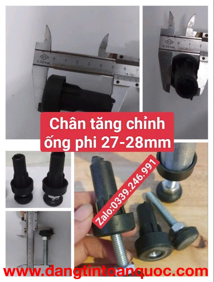 Tìm nhà cung cấp chân tăng chỉnh ống 27-28mm giá xưởng