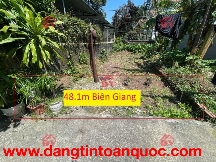 GIÁ 3,6 TỶ ĐẤT TẠI BIÊN GIANG-QUẬN HÀ ĐÔNG D/T:48M