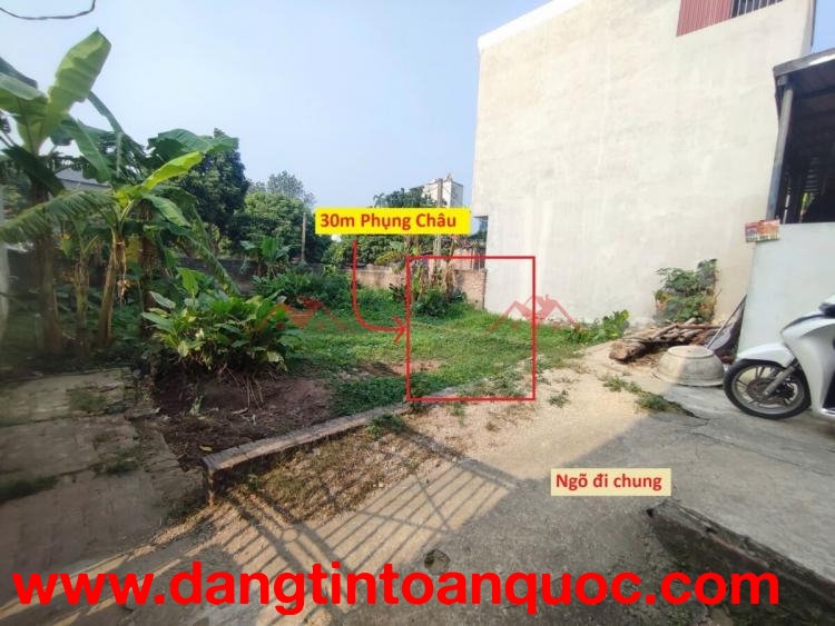 GIÁ 1,980 TỶ ĐẤT TẠI PHỤNG CHÂU-CHƯƠNG MỸ D/T:30,8M