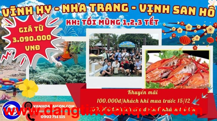 Nha Trang - Vĩnh Hy Tết Âm Lịch 2025