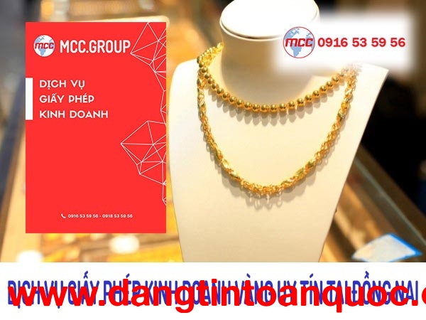 Xin giấy phép kinh doanh vàng uy tín tại MCC 