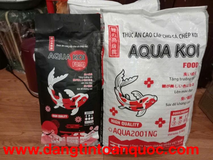 Có công thức độc đáo, Aqua Koi cung cấp đầy đủ dưỡng chất cần thiếtcho Cá Koi của bạn