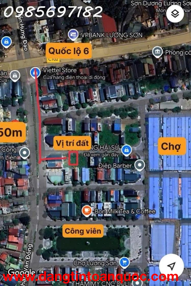 Siêu Phẩm, bán đất mặt đường Tỉnh Lộ 419, xã Đại Yên, Chương Mỹ, Hà Nội. 110.4m2 x 5m MT, Vỉa hè, ki