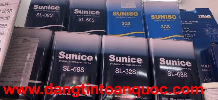 0947459479 cung cấp dầu nhớt lạnh SUNICE, SUNISO giá tốt tại TP.HCM