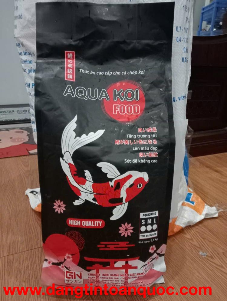 Aqua Koi – Bí quyết dinh dưỡng tối ưu giúp cá Koi khỏe mạnh, lớn nhanh và tỏa sắc rực rỡ!