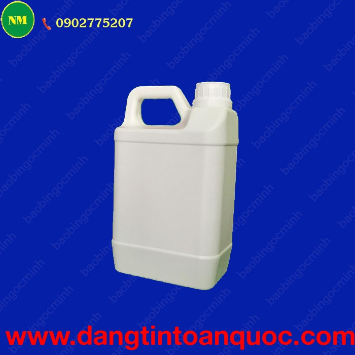 Can nhựa 2 lít được làm từ nhựa HDPE 