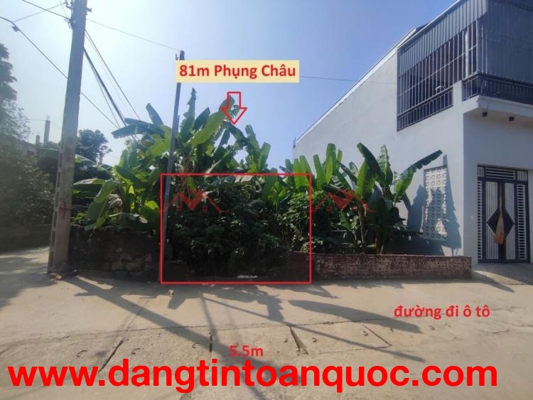 SIÊU PHÂM GIÁ 4,5 TỶ ĐẤT TẠI PHỤNG CHÂU-CHƯƠNG MỸ D/T:81M