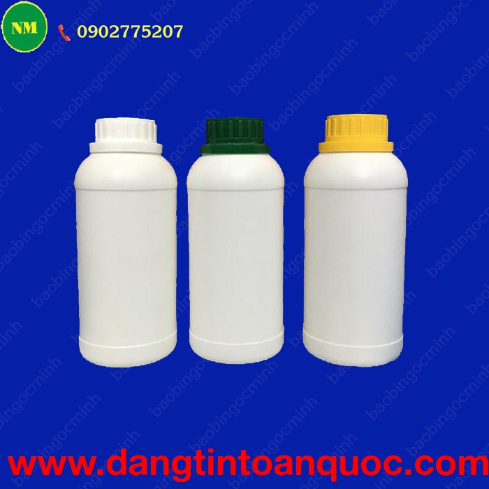 Chai nhựa 500ml từ nhựa HDPE siêu bền