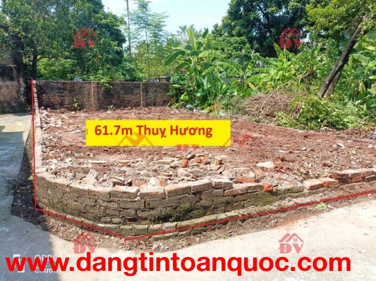 SIÊU PHẨM GIÁ 2,1 TỶ ĐÂT TẠI THỤY HƯƠNG-CHƯƠNG MỸ D/T:61,7M