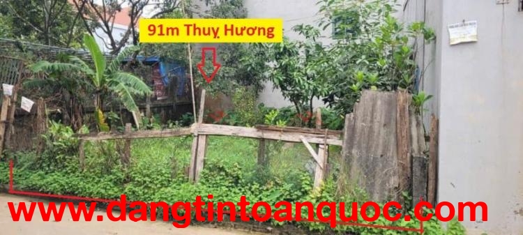 SIÊU PHẨM GIÁ 3,750 TỶ ĐẤT TẠI THỤY HƯƠNG-CHƯƠNG MYX D/T:91M