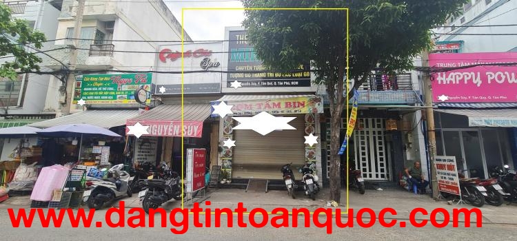 CỰC HIẾM-Cho thuê nhà  Mặt Tiền Chợ TÂN HƯƠNG 90m2, 16Triệu