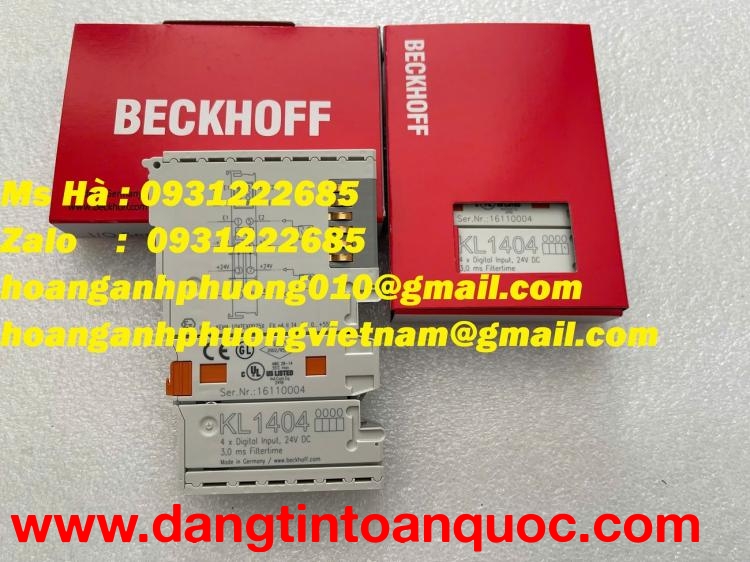 Thiết bị đầu cuối KL1404 beckhoff 24 VDC nhập mới 