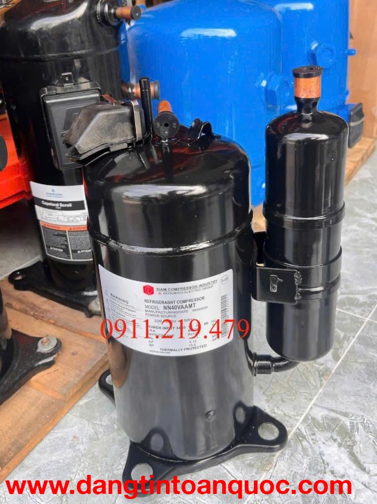 0911.219.479, cung cấp (block) máy nén lạnh Mitsubishi 4HP R410 NN40VAAMT