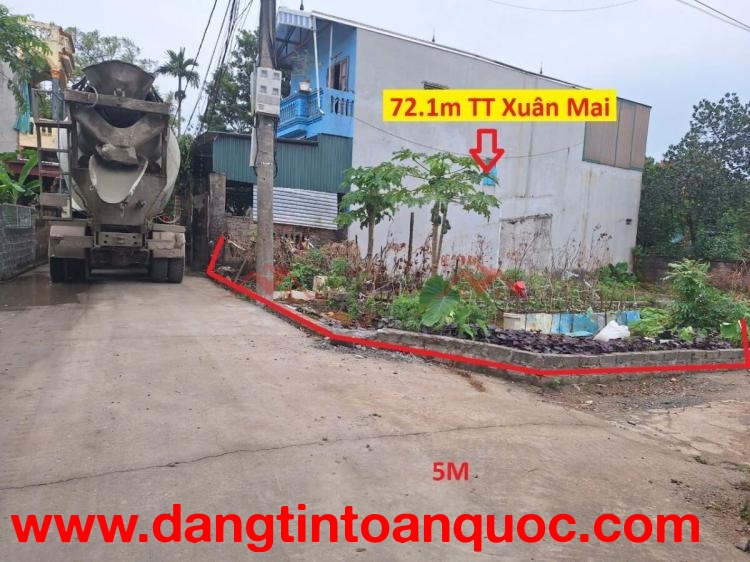 SIÊU PHẨM GIÁ 2,1 TỶ ĐẤT TẠI TT XUÂN MAI-CHƯƠNG MỸ D/T:72,1M