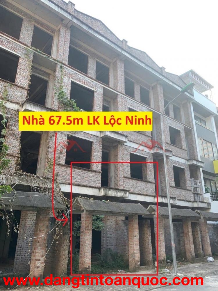 SIÊU PHẨM NHÀ LK LỘC NINH GIÁ 7,8 TỶ TẠI TT CHÚC SƠN-CHƯƠNG MỸ D/T:67,5M