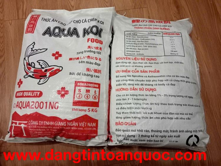 Aqua Koi Food – Sản phẩm không chỉ tối ưu hóa quá trình tăng trưởng mà còn bảo vệ và nâng cao vẻ đẹp