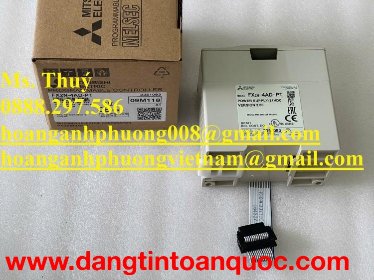 Mitsubishi FX2N-4AD-PT - Chuyên module chính hãng - Japan