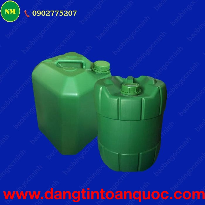 Can nhựa hdpe 20 lít đựng dung môi