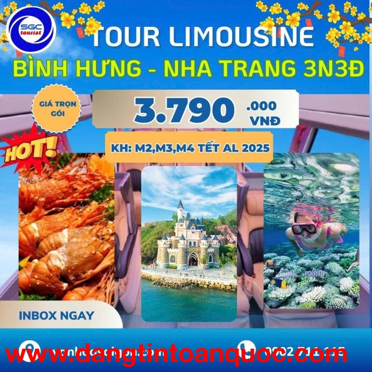 Đảo Bình Hưng - Xe Limousine