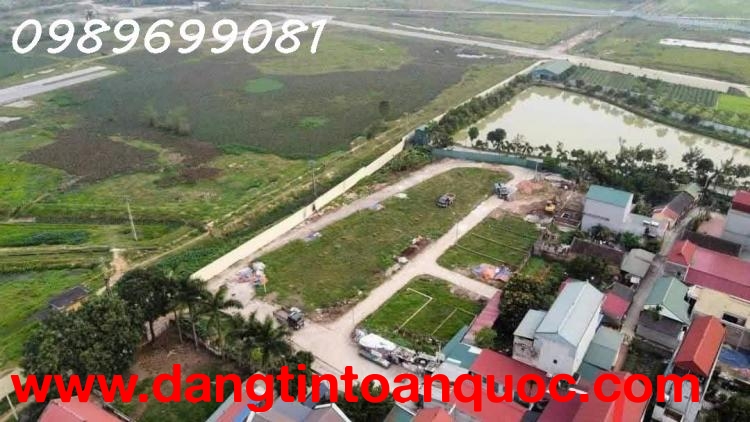 Bán đất dự án,đất đấu giá X4 thôn Đồng,Nguyên Khê,Đông Anh-Mặt đường 25m