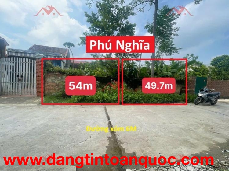 SIÊU PHẨM GIÁ 2,3 TỶ ĐẤT TẠI PHÚ NGHĨA-CHƯƠNG MỸ D/T:49,7M