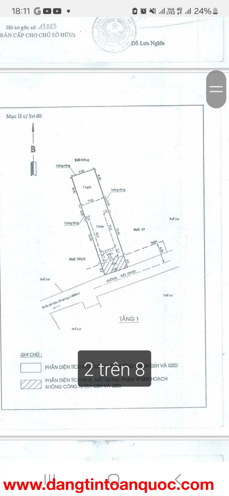 CHÍNH CHỦ CẦN BÁN BÁN LÔ ĐẤT TẠI KHU PHỐ 3  - PHƯỜNG THỜI AN - QUẬN 12 - TP. HCM.