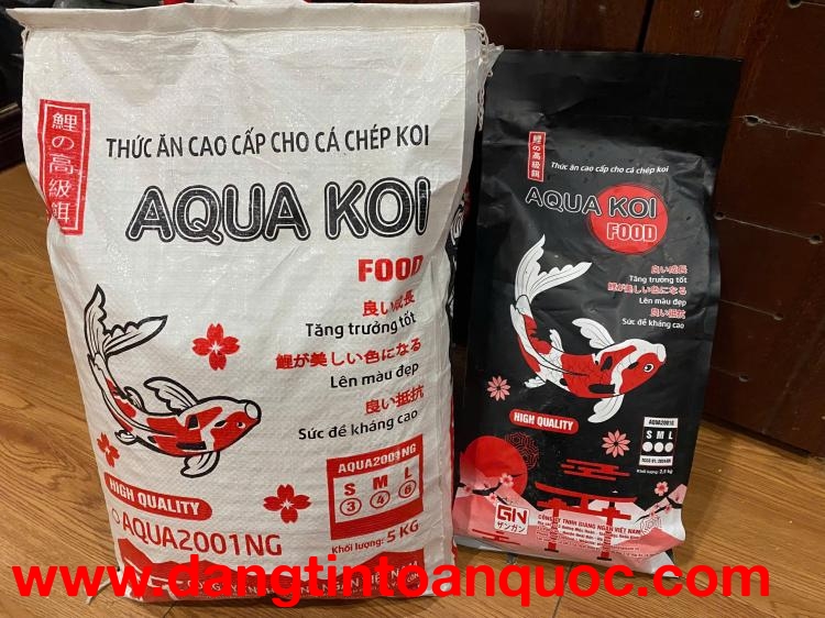 Aqua Koi Food – Tinh hoa dinh dưỡng, thăng hoa sắc màu, khẳng định đẳng cấp vượt trội!