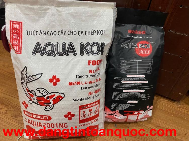 Aqua Koi Food – Dinh dưỡng đỉnh cao, tỏa sáng vẻ đẹp vương giả trường tồn của cá Koi!