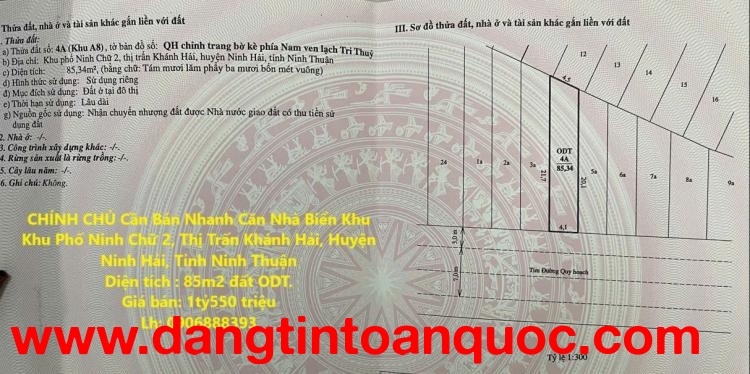 Bán đất tặng nhà 2T, 61m2, mt4m, MP, KD, Kim Chung, Đông Anh 9.75 tỷ.