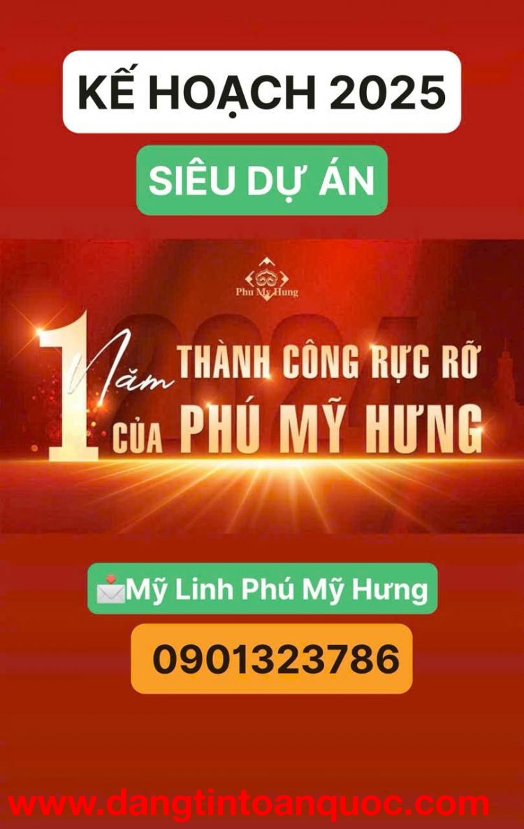 NHỮNG DỰ ÁN CỦA PHÚ MỸ HƯNG TRIỂN KHAI NĂM 2025