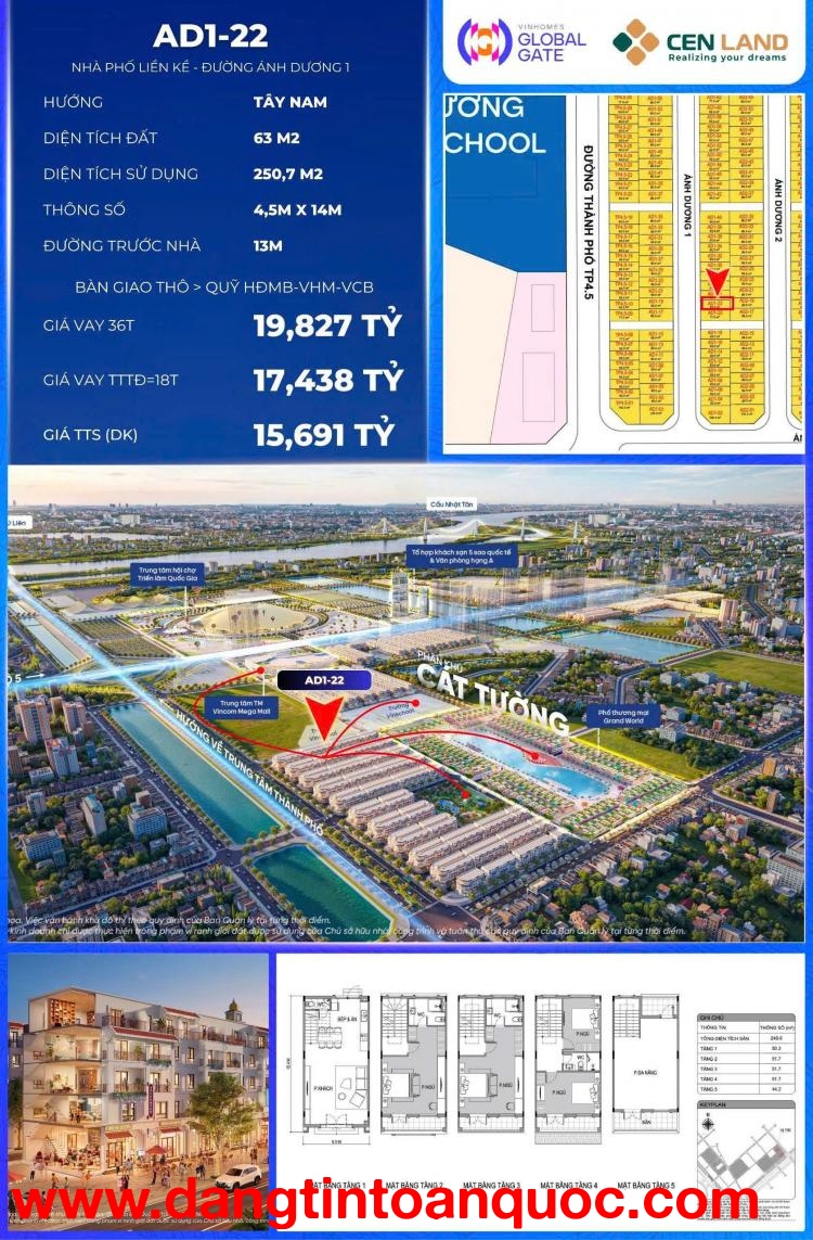 BIỆT THỰ ĐƠN LẬP MẶT HỒ 200M2 - HG7 -0X - VINHOMES CỔ LOA