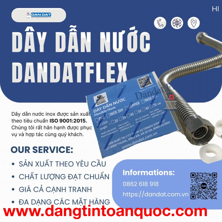 Dây Dẫn Nước Bình Nóng Lạnh| Dây cấp nước bình nóng lạnh, Dây dẫn nước inox 304