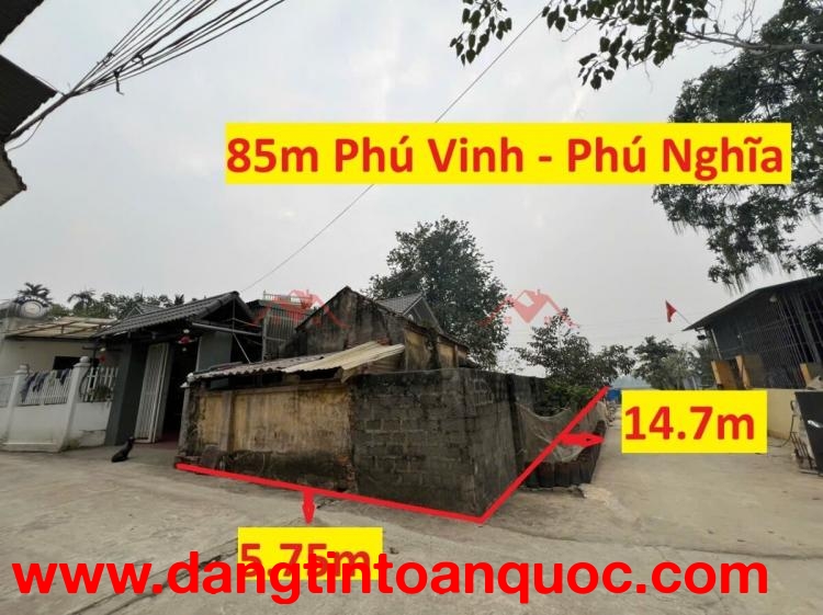 SIÊU PHẨM GIÁ 3,2 TỶ ĐẤT TẠI PHÚ NGHÃ-CHƯƠNG MỸ D/T:85M