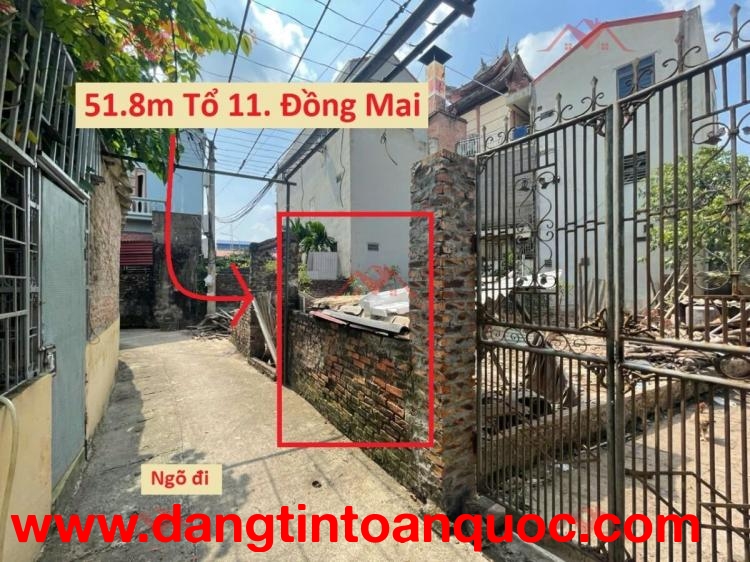 SIÊU PHẨM GIÁ 3,5 TỶ ĐẤT TẠI ĐỒNG MAI-HÀ ĐÔNG D/T:51,8M