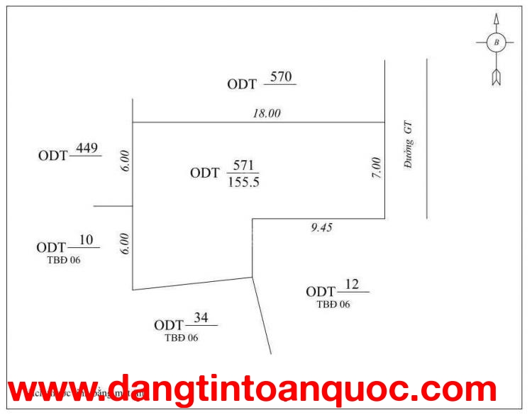 Cần tiền bán đất chính chủ 100%, ngay trung tâm thị trấn Diễn Châu.