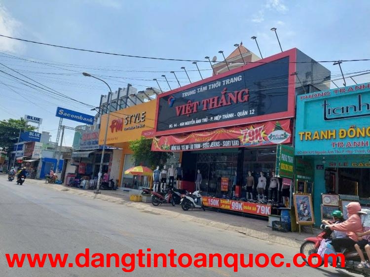 BÁN NHÀ ĐÚC 3 TẤM (5x25) MẶT TIỀN NGUYỄN ẢNH THỦ, HIỆP THÀNH, Q12 GIÁ 16 TỶ.