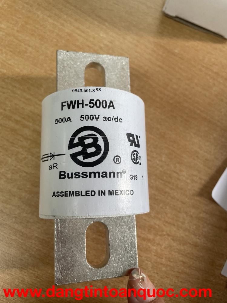 FWH-500A Cầu chì Bussmann 