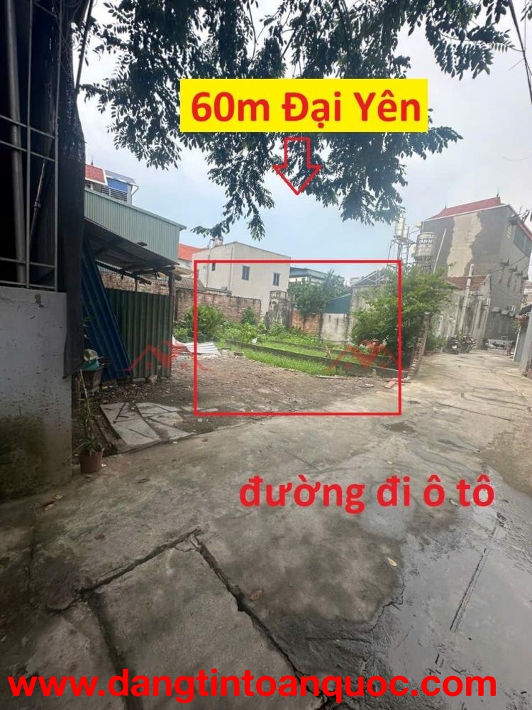 SIÊU PHẨM GIÁ 2,8 TỶ ĐẤT TẠI ĐẠI YÊN TL419-CHƯƠNG MỸ D/T:60M