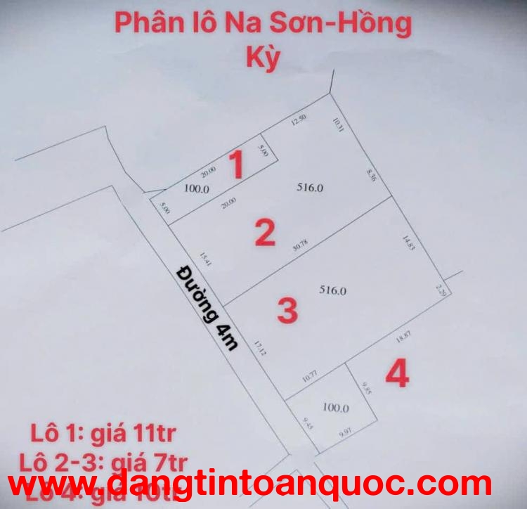 Siêu hiếm 100m2 fun thổ cư tại Hồng Kì Sóc Sơn. Giá chỉ nhỉnh 1 tỷ