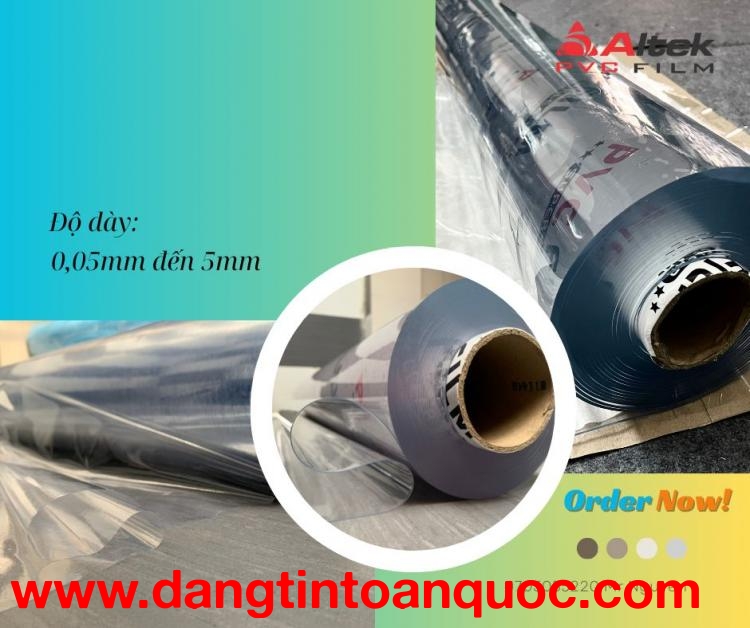 Cuộn màng nhựa PVC trong suốt bán ở đâu