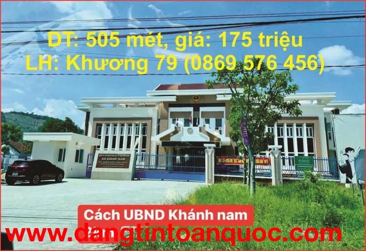 CẦN XẢ NHANH 505 MÉT ĐẤT VỚI GIÁ 175 TRIỆU TẠI KHÁNH HOÀ