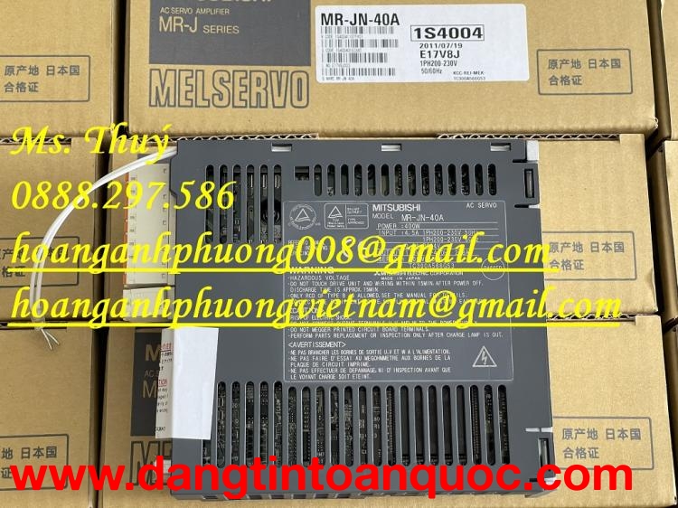 Hàng chuẩn - Bộ điều khiển Mitsubishi MR-JN-40A - Mới 100%