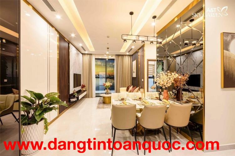 A&T Sky Garden CH 3 mặt hướng thủy mang vượng khí tài lộc chỉ 34tr/m2