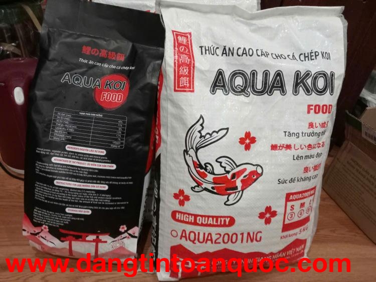 Cám Aqua Koi – Dinh dưỡng hoàn hảo, tôn vinh sắc màu tự nhiên và đẳng cấp hồ cá Koi!